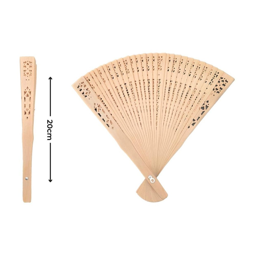 VENTAGLIO IN LEGNO 20 CM.